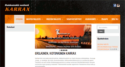 Desktop Screenshot of karrax.fi