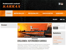 Tablet Screenshot of karrax.fi
